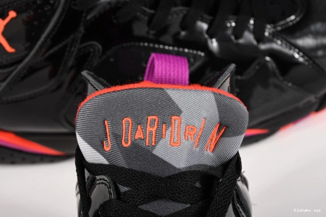 Patent Retro Black Air Jordan 7 313358-006 0713